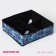 Organizer for storing linen “Tropics”, 4 cells, 29 × 29 × 10 cm, blue color