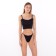 Panties of tanga women, black color, size 46