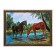 The picture "Horses on a watering" 56x76cm.