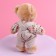 Soft toy "I love you", Bear, Mix Colors
