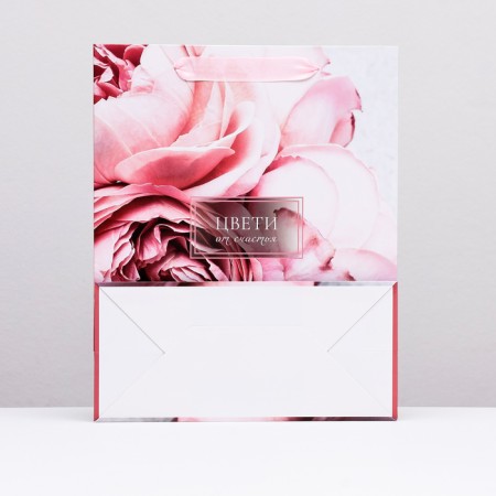 Laminated package "flowing from happiness", 26 x 32 x 12 cm-1