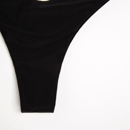 Female women's swimming trunks minku bikini, black color, size 46-7