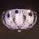 Svetogor chandelier "Dinzhou" 4x60W E27 LED lighting chrome 40x40cm
