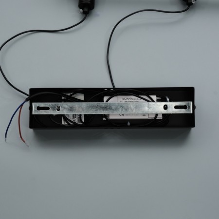 Lamp with DDD "Montana" LED 30W 3000-6000K black and gold 91x7x21 cm-15