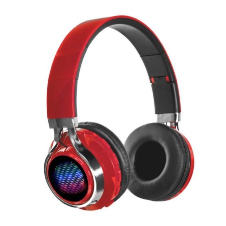Luazon RX-1 headphones, wireless, invoices, BT 4.2, 250 mAh, LED, FM, Microsd, Reds-1