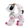 Robot dog "Rocky" IQ Bot, interactive: sound, light, shooting, batteries, pink