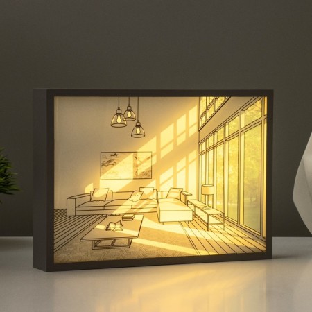 Nightmare "sun room" LED 3W white 3.5x15.5x21.5 cm Risalux-4