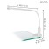 Lamp on the clothespin Laroa, 1x4.5W LED, 4000K, 550LM, white color