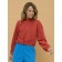 Female hoodies, size XL, Terracotta color