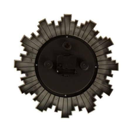 Wall clock, series: interior, "rays of the sun", d-30 cm, dial 16 cm, beige-2