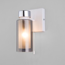 Wall lamp EUROSVET AMADO 70115/1, E14, 1x15W, 135x120x225 mm, white color, chrome