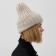 Women's hat minku with gateway, size 54-56, beige color