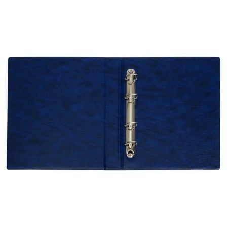 Album for coins on rings, Optima format 230 x 265 mm Calligrata "Map", includes up to 20 sheets, cover cover, blue-8
