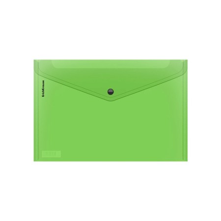 A4 button folder-convert, 180 μm, Erichkrause Glossy Neon, translucent, up to 120 sheets, mix-3