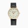 Men's watch male Bolingdun, D = 4 cm, eco -leather, black