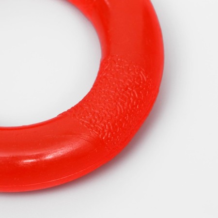 Toy "Ring" small, 9 cm, rubber, red-2