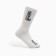 Women's socks "raccoon", white color, size 36-40