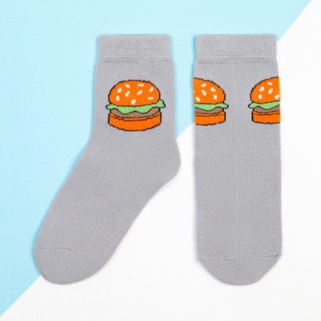 Nosk children's kaftan "burger", size 14-16 cm, color gray color