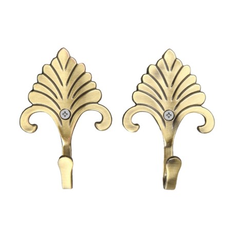 One -rod hook for curtains Cappio KC111, bronze color, 2 pcs-1