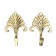 One -rod hook for curtains Cappio KC111, bronze color, 2 pcs
