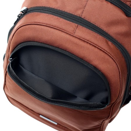 Youth backpack Stavia, 40 x 28 x 18 cm, ergonomic back, Stavia "city-1", brown-7