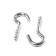 Scurip-half-cut tundra, white zinc, 3x30 mm, 5 pcs
