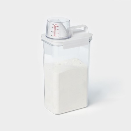 A container for washing powder and air conditioning, with a measured glass, 2300 ml-16
