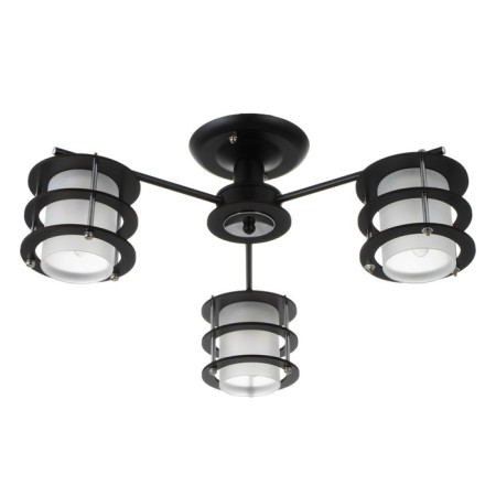 Chase "Agan" E27 3x60W Black-Serebly 53x53x30 cm Bayerlux