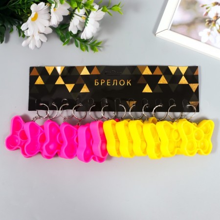 Trick Rubber Antistress (endless pimpa) "Butterfly" mix 5x5.2x1.3 cm-3