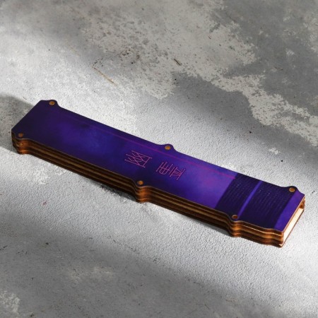 Wooden souvenir "Tanto knife" Violet-7