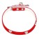 Belch collar with hearts, 32 x 1 cm, Osh 23-29, textiles and leatherette, red
