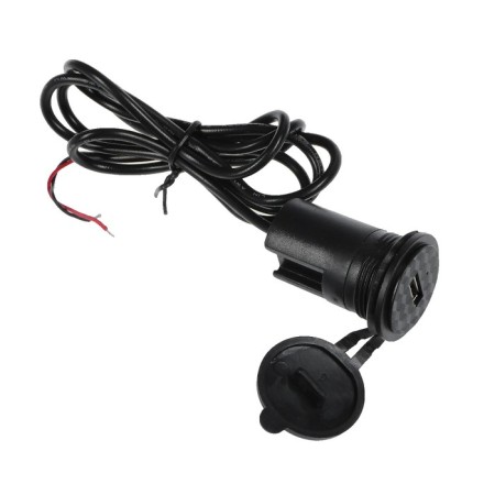 Charger USB on the steering wheel of a motorcycle, 5 V-2.1 A, 9-24 V, wire 110 cm-2