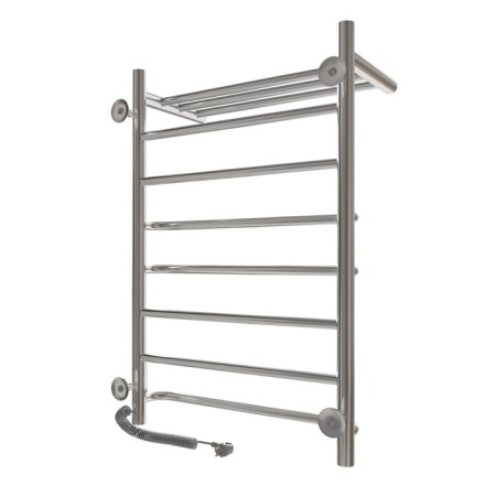 Electric towel "Sanprise" Euromix P8, 500x800 mm, with a shelf, right, chrome-7