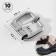 Buckle, 1.9 × 2.2 cm, 16 mm, 10 pcs, silver color