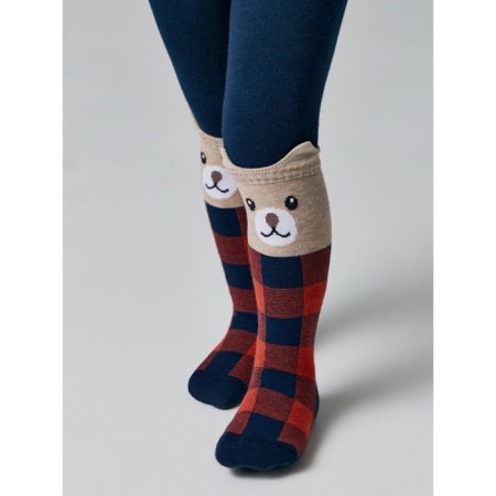 Pantyhose children's CONTE KIDS TIP-Top, height 62-74 cm, dark-blue-red color-2
