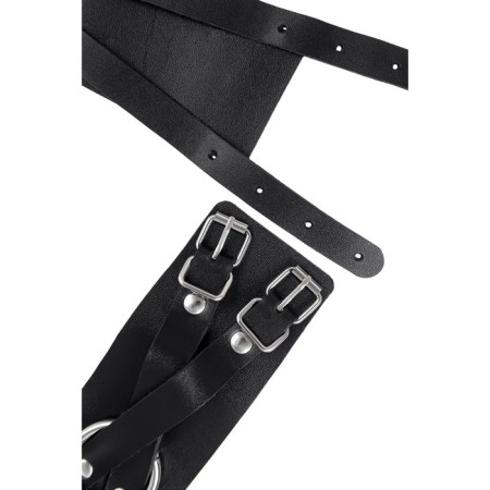 OCHOV Pecado BDSM, 2 cross straps, hitch-orinal carabiner, genuine leather-5