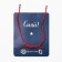 Bracelet "New Year" Bengal fire, infinity, red color with gold, 7cm