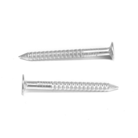 Lom nails, ruffled, galvanized, 2.5x30 mm, 5 kg-1