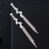 Hanging earrings with rhinestones "evening" scattering of crystals, white color in silver, 9.5 cm