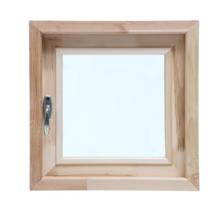 Window, 40 × 40cm, double glass of linden, outer opening-6