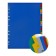 A set of A4 Office-2000 sheets, alphabetical A-I, 20 sheets, colored, plastic 140 μm