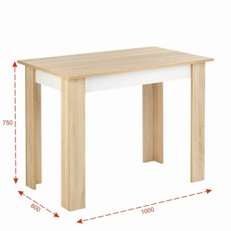 Dining Light Eco, 1000x600x750, Dub Sonoma/White gloss-1