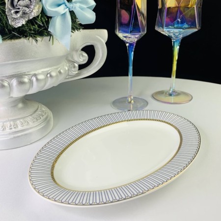 Oval Lenardi dish "Infanta", length 23 cm-1