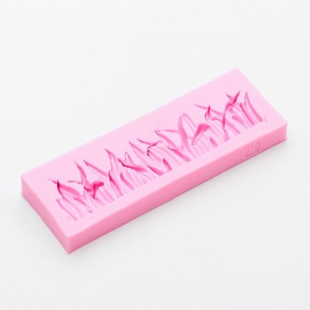 Mold "Weed", silicone, 12 × 4 cm, color mix-3