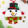 Set for creativity - Create a Christmas tree decoration from felt "Snowman in a hat"