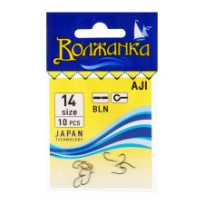 Крючки "Волжанка" Aji №14, 10 шт