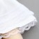 Soft toy "Doll" in a white dress, on a suspension, 25 cm