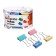 A set of paper clamps, 32 mm, colored, 24 pieces, 4 colors, mix