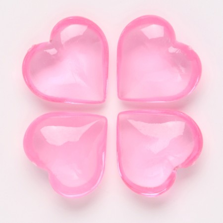 Plastic sores are decorative, set of 100 pcs., Size 1 pc. - 2 × 2 cm, pink color-5