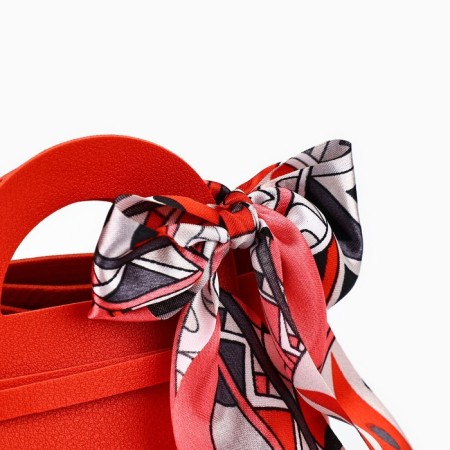 Gift handbag "red", 12 x 13 x 5.5 cm-3